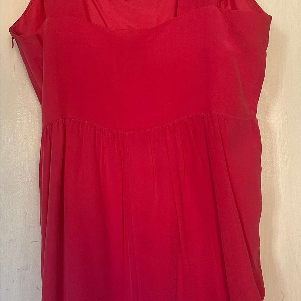 Sara Berman Fuchsia Silk Dress View 5